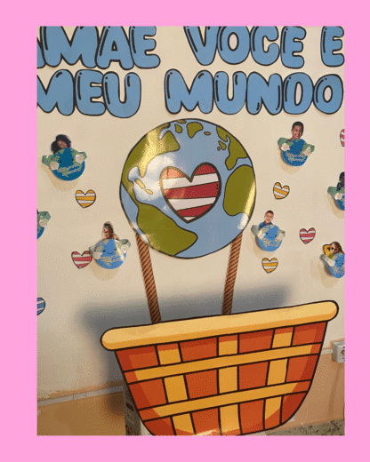 Painel Mamãe Você é o Meu Mundo! - Image 4
