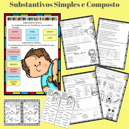 Atividades substantivos simples e compostos