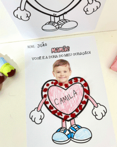 ATIVIDADE DIA DAS MÃES – CORAÇÃO FOTO
