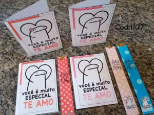 Porta lixa + Cartão Dia das mães