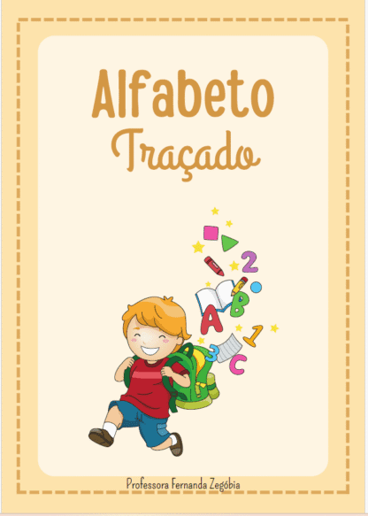ALFABETO TRAÇADO COLORIDO