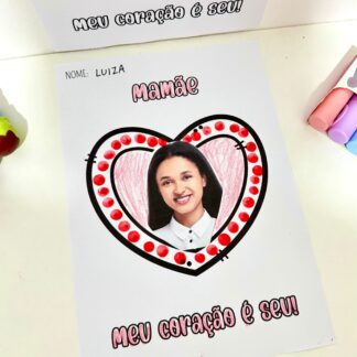 Atividade Dia das Mães - Carimbo