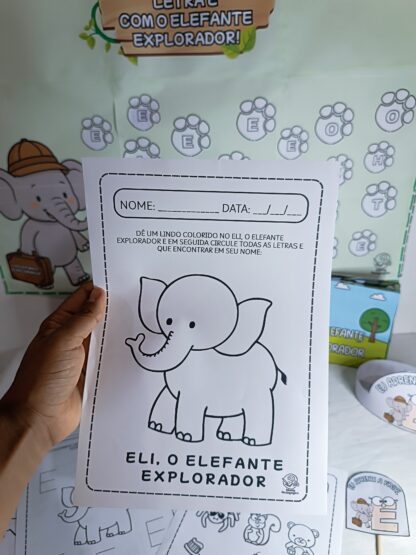 Kit educativo Vogal E 🐘 - Image 5