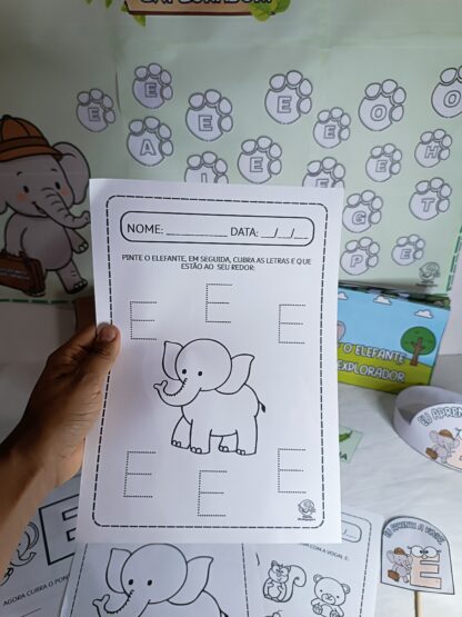 Kit educativo Vogal E 🐘 - Image 4