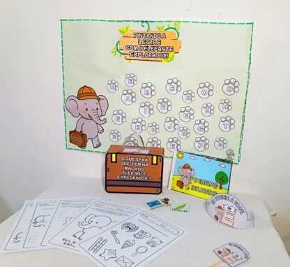 Kit educativo Vogal E 🐘
