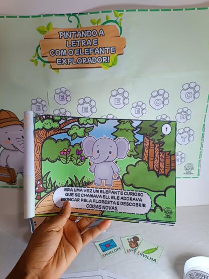 Kit educativo Vogal E 🐘 - Image 12