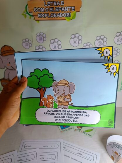 Kit educativo Vogal E 🐘 - Image 16