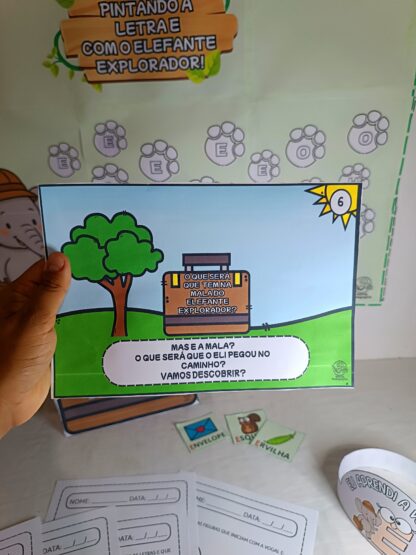 Kit educativo Vogal E 🐘 - Image 17