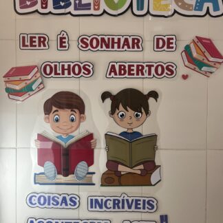 📚✨ Painel Biblioteca – Deixe sua biblioteca ainda mais encantadora! ✨📚