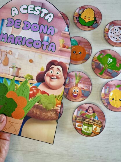 História na luva- A Cesta de Dona Maricota- Saise Educar - Image 2