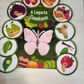 História na luba- A Lagarta Comilona 🐛