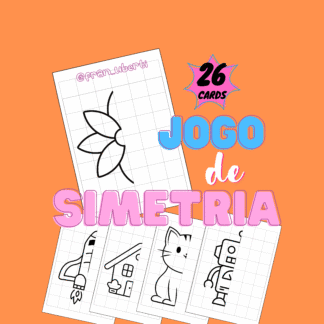 Jogo de simetria - Cards Desenho
