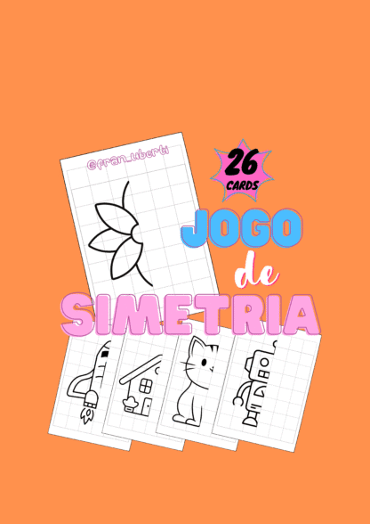 Jogo de simetria - Cards Desenho