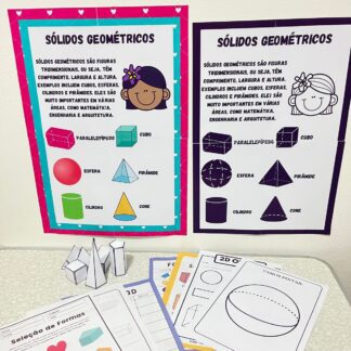 KIT COMPLETO SÓLIDOS GEOMÉTRICOS