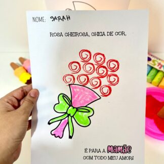 Atividade Mãe: Buquê de rosas