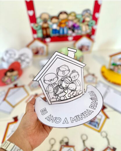 Kit Lembrancinha e moldura para foto Dia da Família - Image 4
