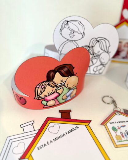 Kit Lembrancinha e moldura para foto Dia da Família - Image 3