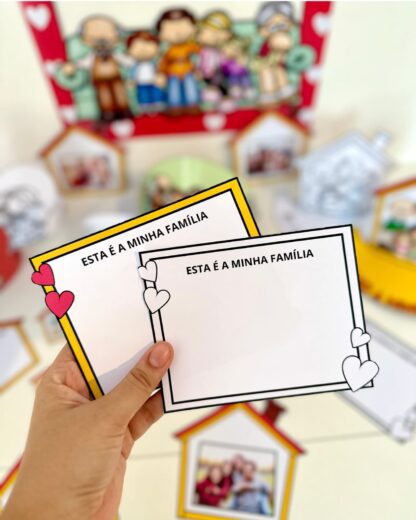 Kit Lembrancinha e moldura para foto Dia da Família - Image 2
