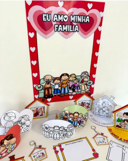 Kit Lembrancinha e moldura para foto Dia da Família - Image 9