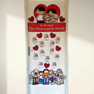 Decoração de Porta Dia Da Família
