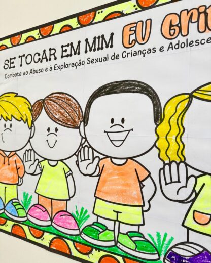 CARTAZ MAIO LARANJA "SE TOCAR EM MIM, EU "GRITO - Image 10