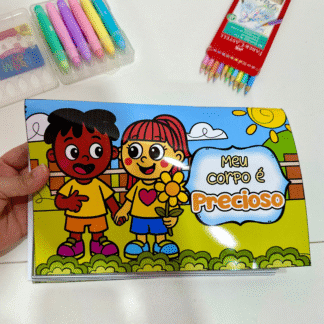 Livro 3D Meu Corpo é Precioso- Maio Laranja- Saise Educar