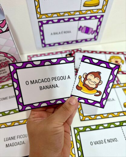 Quebra-cabeça das Frases – Sílabas Simples! - Image 2