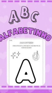 Atividades ABC Alfabetinho