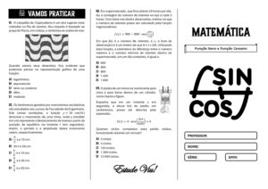 FOLDER – FUNÇÃO SENO E FUNÇÃO COSSENO