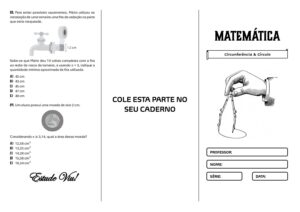 FOLDER – CIRCUNFERÊNCIA & CÍRCULO