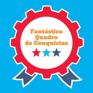 Fantástico quadro de conquistas