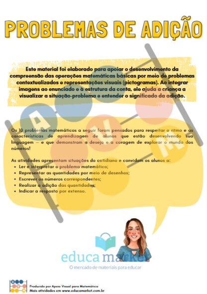 Problemas de Adição com Pictogramas - Imagem 2