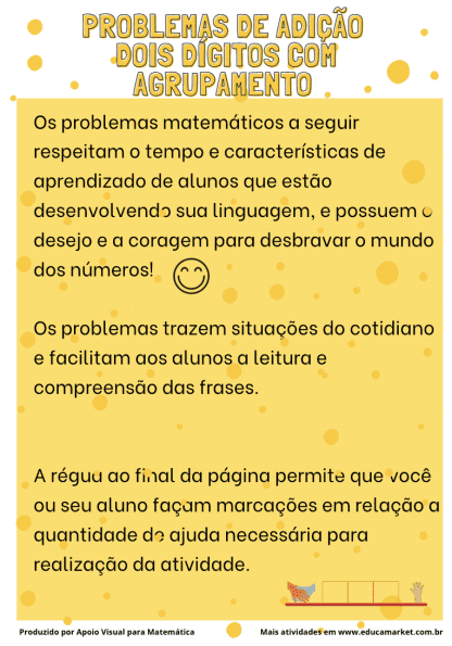 Problemas de Adição: dois dígitos com agrupamento - Image 2