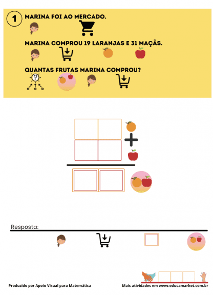 Problemas de Adição: dois dígitos com agrupamento - Image 3