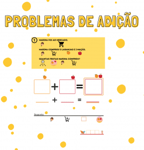Problemas de adição