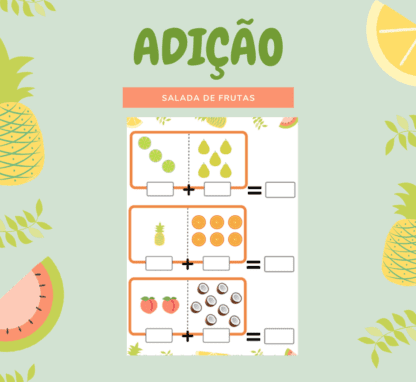 102 contas de adição - Salada de frutas