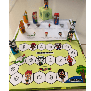 Jogo de trilha folclórica + dedoches