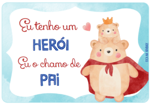 CARTÃO DIA DOS PAIS – PAI-URSO