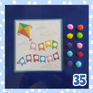 4 Jogos de cores com pompom