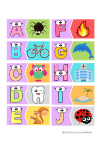 Jogo das Letras e Imagens