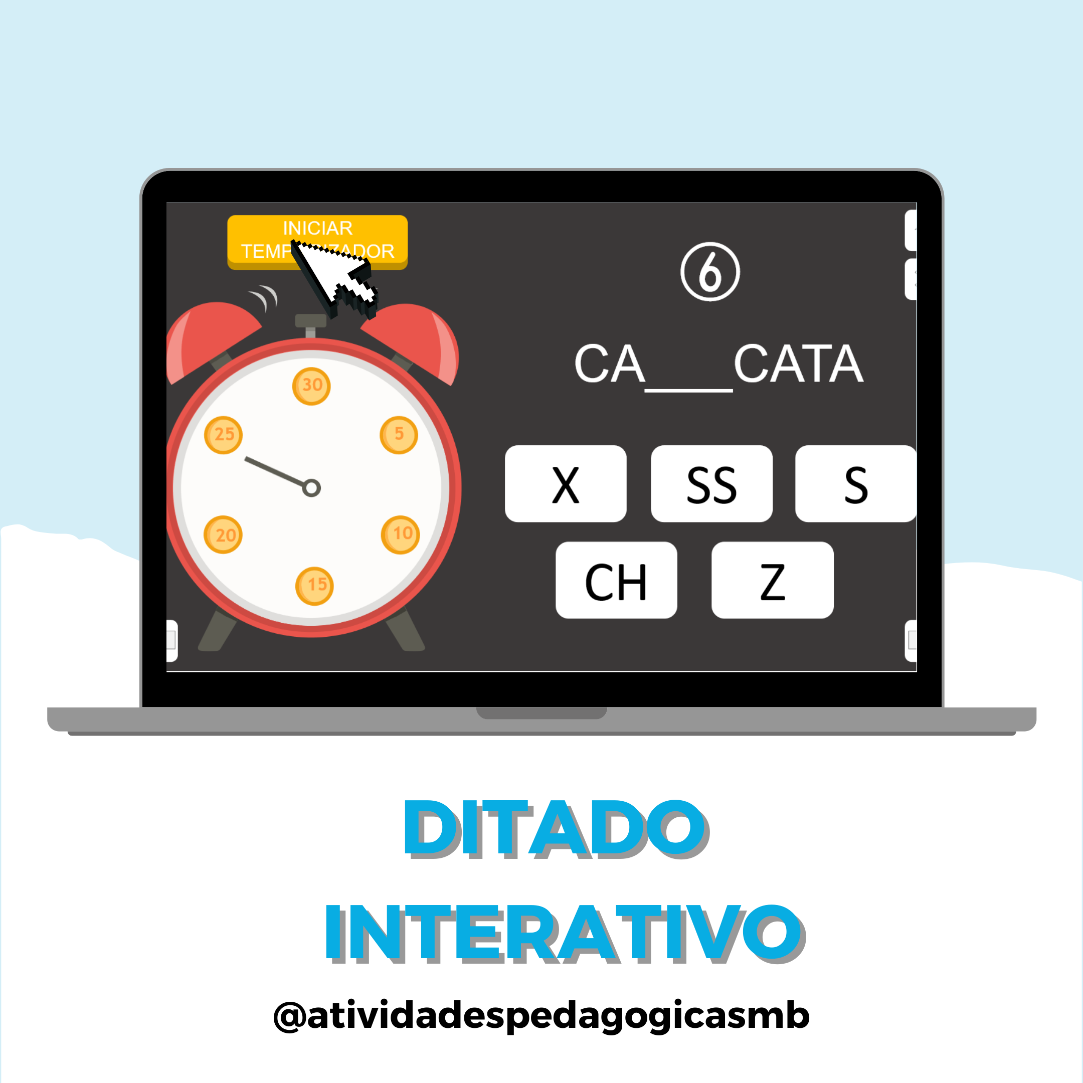 Template ditado interativo