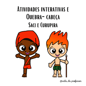 FOLCLORE PERSONAGENS E QUEBRA-CABEÇA