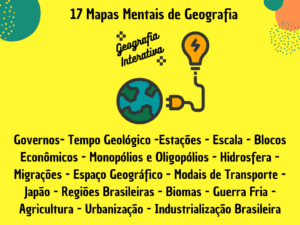 17 mapas mentais de geografia