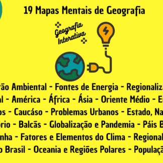 19 mapas mentais de geografia