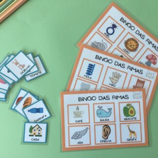 Bingo das Rimas Jogo de alfabetização