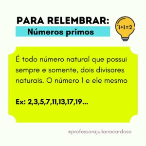 CARTAZES MATEMÁTICOS – números primos