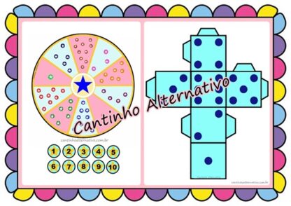 Jogo Roda dos Números e Quantidades