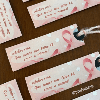 Embalagem lixa de unha Outubro Rosa