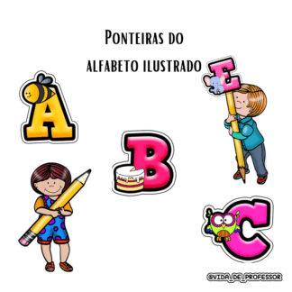 PONTEIRAS DO ALFABETO ILUSTRADO