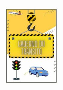 Caderno do trânsito.